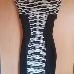 Black & White Bodycon Dress
