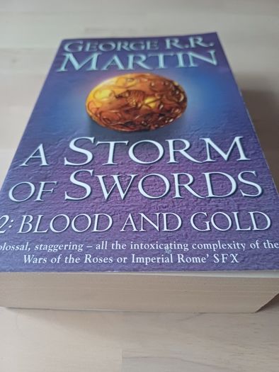 Game of Thrones Vol 3 - A Storm of Swords Book 2 by George R.R. Martin (Fantasy Paperback 2003)