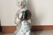 Porcelain Clown Playing Cymbals