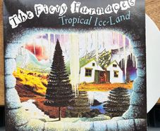 7" single. Fiery Furnaces. Tropical Icestorm. white vinyl