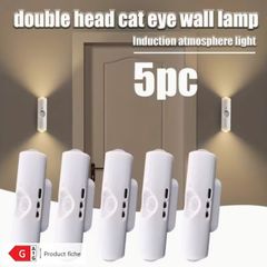 5pc 5 changing Colour's Adjustable Smart Spotlight with Motion Sensor,