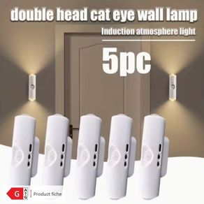 5pc 5 changing Colour's Adjustable Smart Spotlight with Motion Sensor,