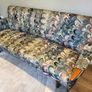 1950's  Vintage Danish Sofa re-upholstered Image 2