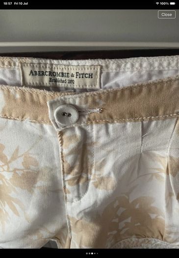 shorts Abercrombie & fitch linen mix low rise shorts us8 uk 12