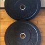Olympic Bumper Weight Plates - 2 x 20KG's Image 2