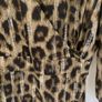 ba&sh Leopard Print Midi Dress Size 0 UK 8 Metallic Detail Image 6