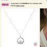 Silver necklace claddagh Image 3