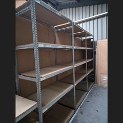 88ft of Galvanised Shelving, 2500mm High