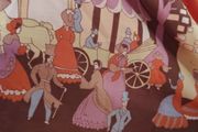 1960s 1970s Vintage Nightwear Wearable Art Dress