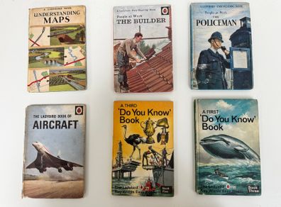 Collection of 6 vintage Ladybird books