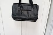 Firenzo Castelli Black Leather Bag