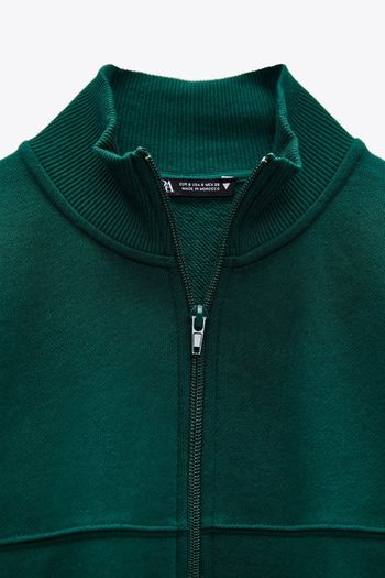 Zara zip sweatshirt