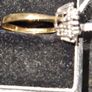 9ct gold sapphire & Diamond ring Image 3