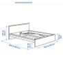 Ikea Malm King Size Bedframe (Delivered) Image 2