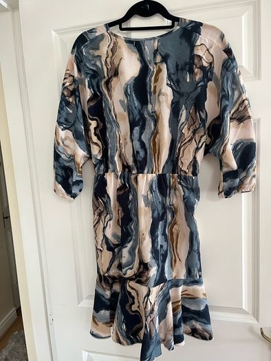 Wrap mini dress