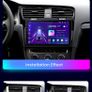 2 din Android Auto Radio For VW Volkswagen POLO 5 sedan 2008- 2020 Car Multimedia GPS autoradio Image 3
