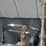 Antique 1868 Silver Plated Twin Wine Bottle Coaster Stand Holder Carrier Image 5