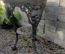 Antique Cast Iron Garden Pub Table