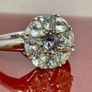 Sterling silver ring with Tanzanite & Aquamarine Image 5