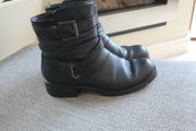 Clarks black leather boots uk 4.5