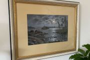 A lovely Watercolour from 1948 signed