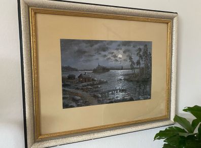 A lovely Watercolour from 1948 signed