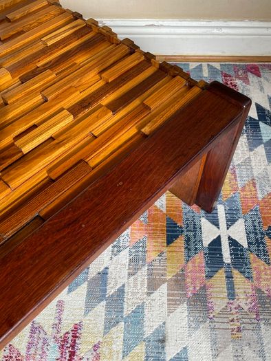 Vintage 70s Percival Lafer Coffee Table, Brazil, Exotic Wood