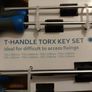 New T-Handle Torx Key Set of 8 Tools Image 2