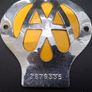 Vintage AA and IAM metal bumper badges Image 5