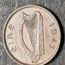 Ireland 1943 Excellent Farthing coin Image 4