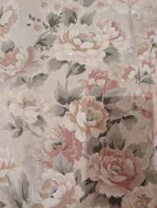 vintage cotton fabric, material, curtains