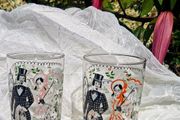 Rare pair of 1960s Libbey Glases