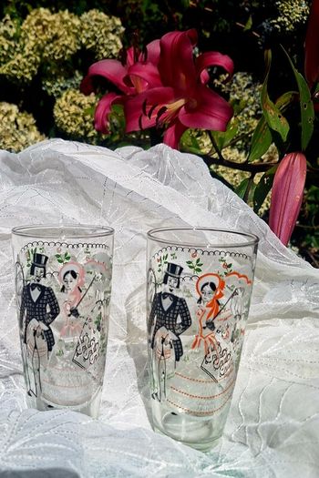 Rare pair of 1960s Libbey Glases