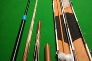 4 piece Ash Cue Set with Case