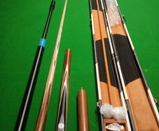 4 piece Ash Cue Set with Case