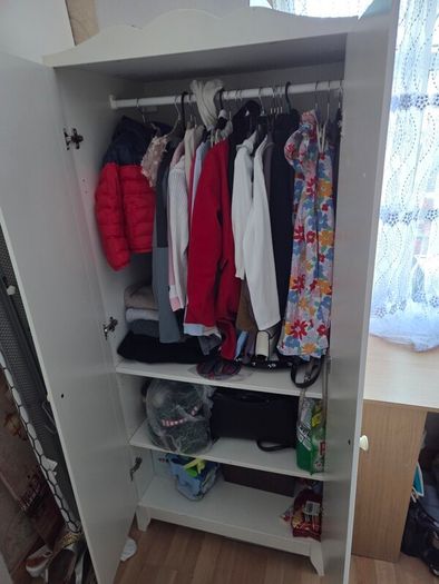 white wardrobe