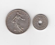 France 2 Coins (no 358)