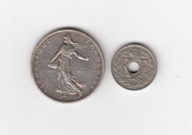 France 2 Coins (no 358)
