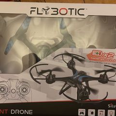Brand new in sealed box Flybotic stunt drone.  FLYBOTIC offers an intuitive, fun flying experience, perfect for children and teenagers from 8 years old.  See pictures for more details