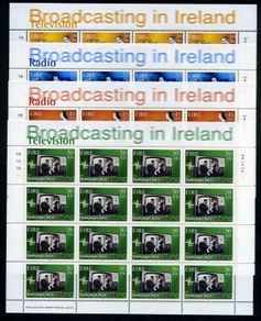 2001 Ireland Irish Motorsport Commemorative Stamps Sheetlet Plate 1B1B1B1B Mint Never Hinged (MNH)