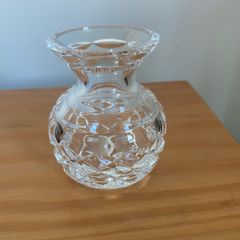 Waterford Crystal Violet Vase Small Irish Ireland Glass