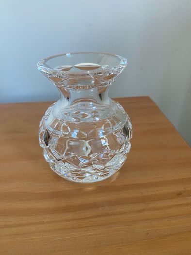Waterford Crystal Violet Vase Small Irish Ireland Glass