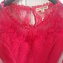 Womens pink lace top Image 2