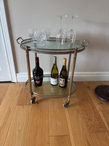 vintage drinks trolley