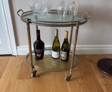 vintage drinks trolley