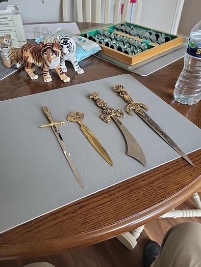 Vintage brass letter opener