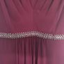 Burgundy dress size 12 Image 3