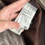 Vintage Hugo Boss Faded Leather Brown Jacket Size 52 Image 8