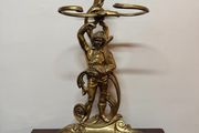 Early 20th Century French Brass Umbrella or Walking Stick Stand
