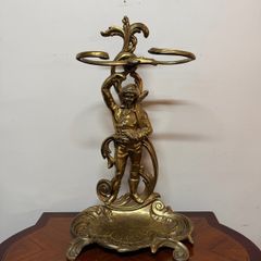 Early 20th Century French Brass Umbrella or Walking Stick Stand